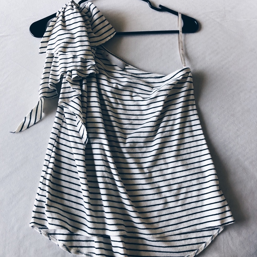 REVOLVE Geren Ford ruffle one shoulder top